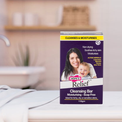 Cleansing Bar (Soap Free) with Calendula Manuka Aloe 110g - Hopes Relief - Cleansing Bar - Eco Natural Products