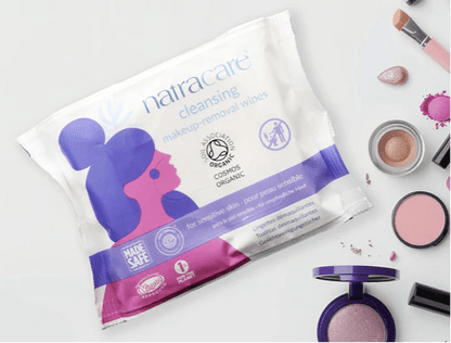 Cleansing Make Up Removal Wipes Sensitive Skin 20 Per Pack - Natracare - Wipes - Natracare