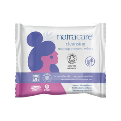 Cleansing Make Up Removal Wipes Sensitive Skin 20 Per Pack - Natracare - Wipes - Natracare