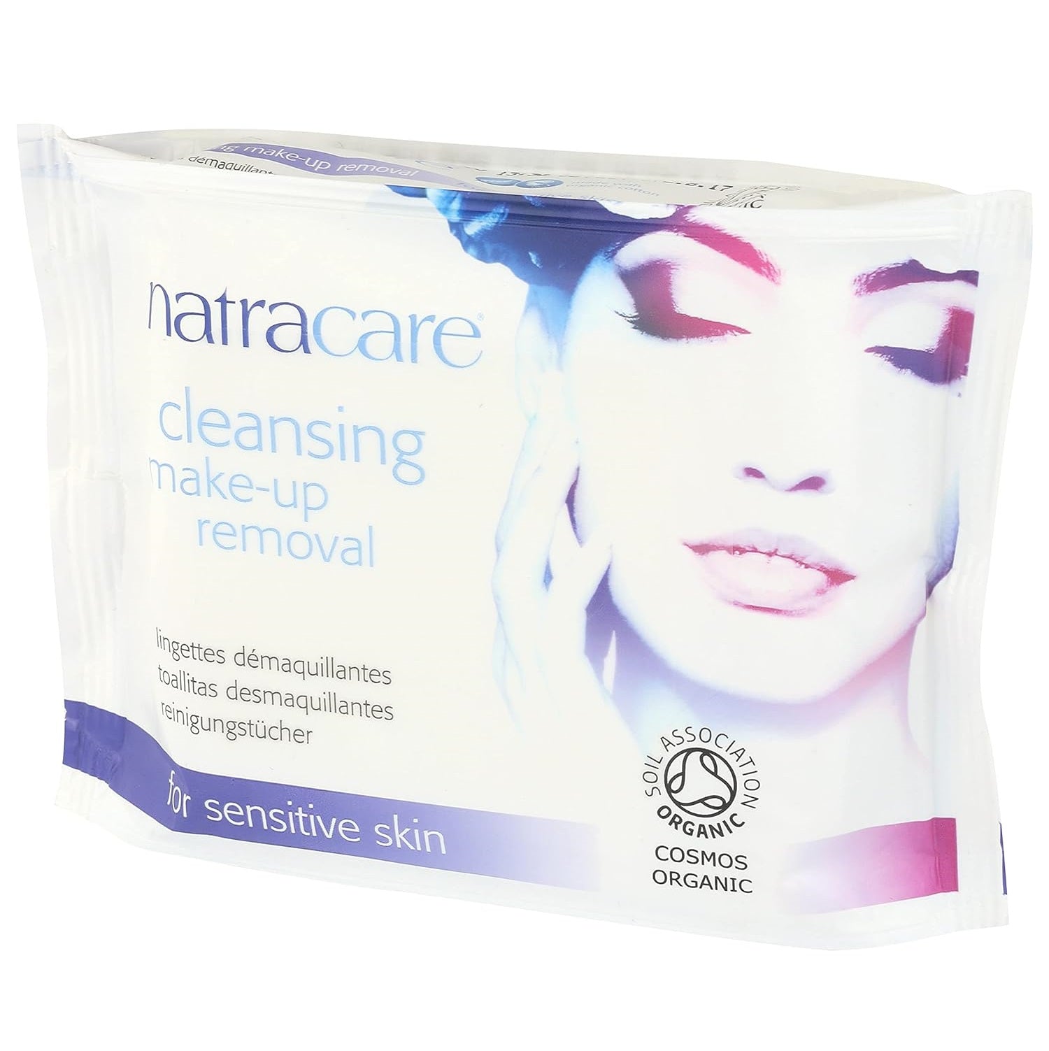 Cleansing Make Up Removal Wipes Sensitive Skin 20 Per Pack - Eco Natural Products - Natracare - Wipes