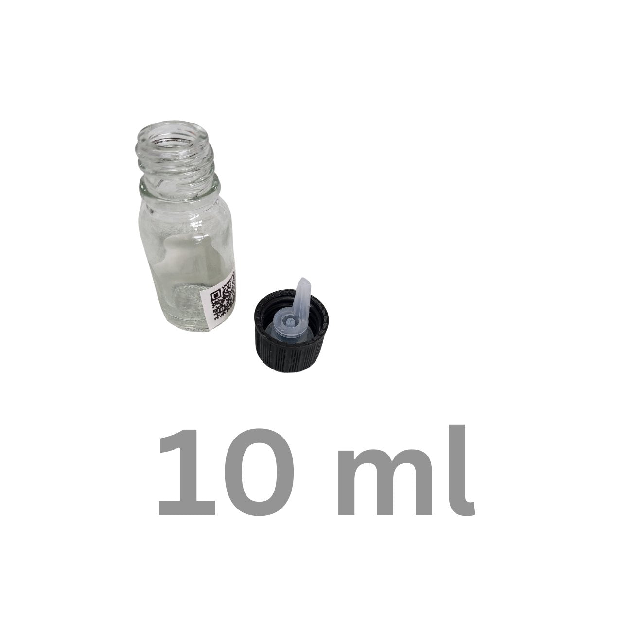 Clear Glass Bottle Dropper Cap 10ml - Eco Natural Products - Amphora Aromatics - Home & Garden