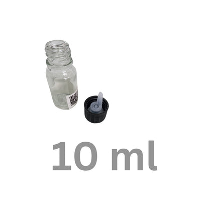 Clear Glass Bottle Dropper Cap 10ml - Amphora Aromatics - Home & Garden - Eco Natural Products