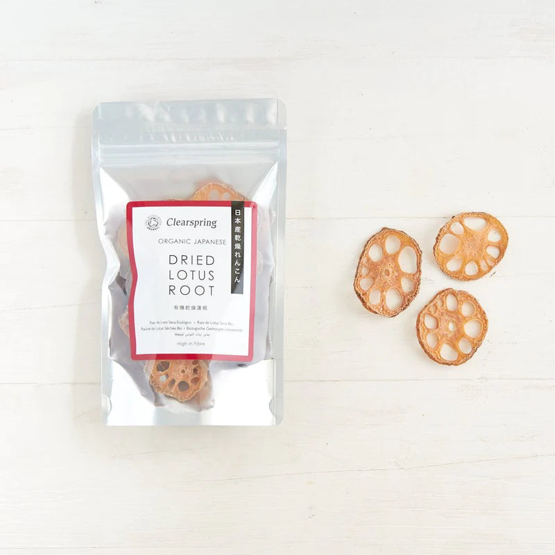 Organic Japanese Dried Lotus Root Slices 30g