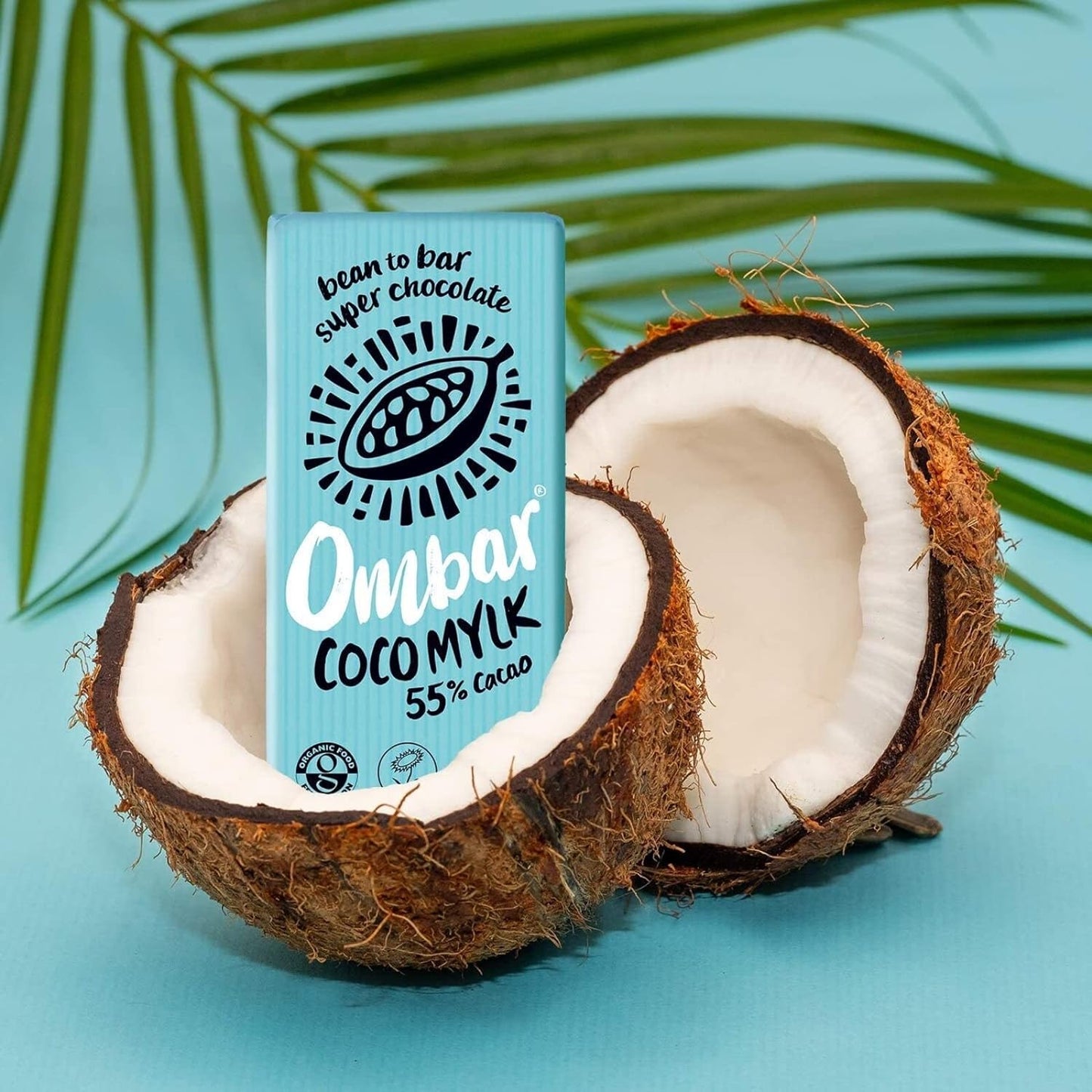 Coco Milk 55% Cacao Chocolate Bar 70g - Ombar - Chocolate Bar - Eco Natural Products