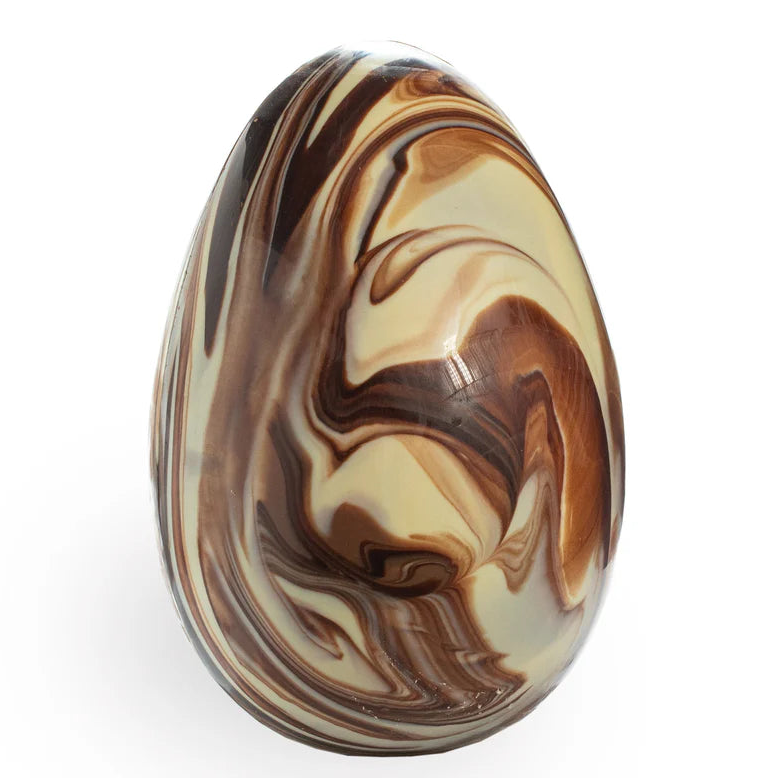 Cocoa Loco Organic Marbled Chocolate-filled with Milk Buttons Easter Egg 225g actual product