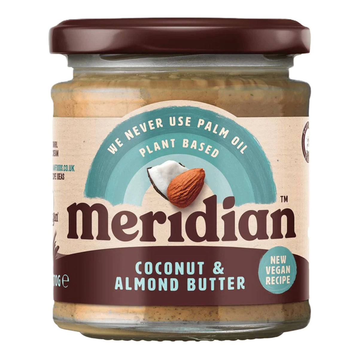 Coconut & Almond Butter 170g - Meridian - Spreads - Eco Natural Products