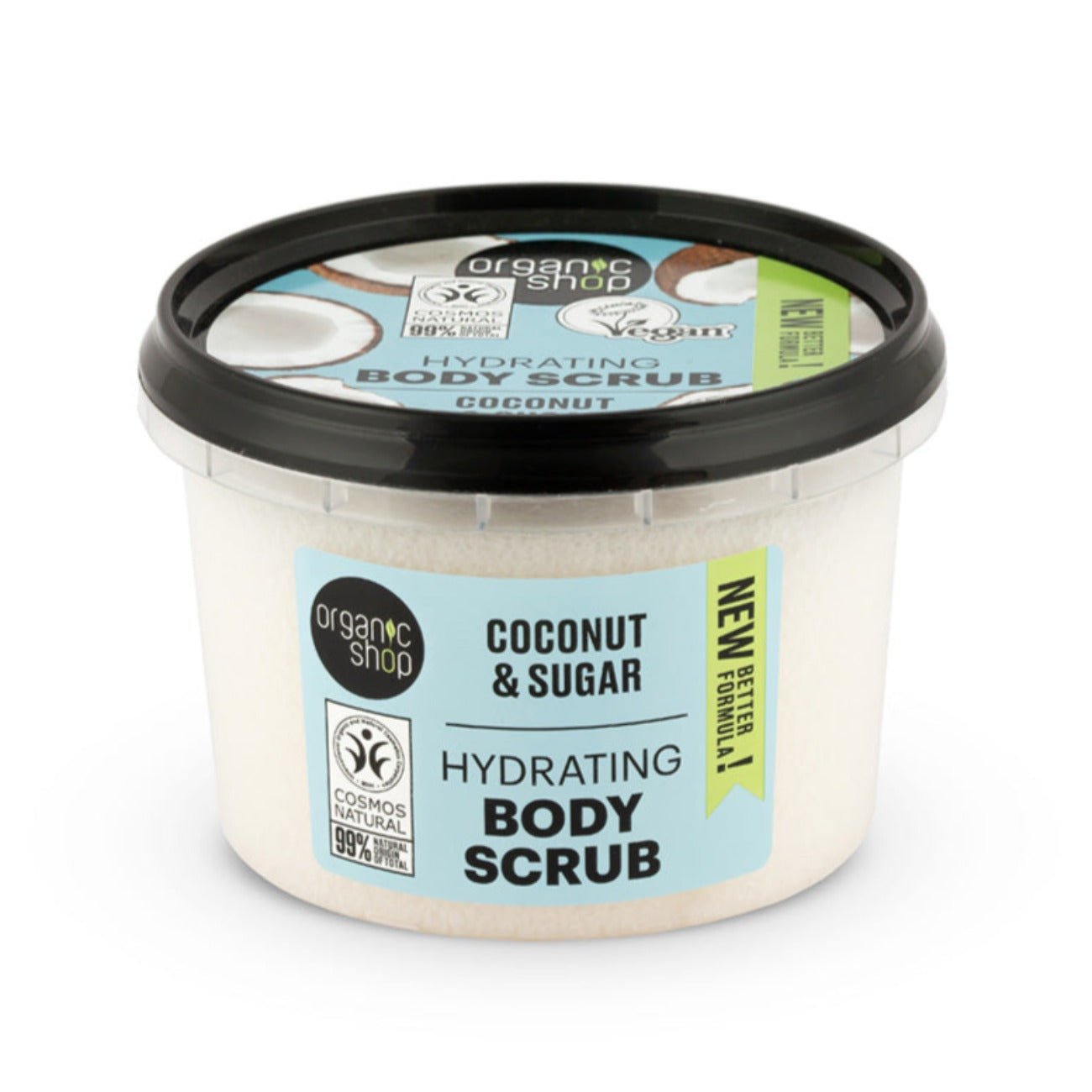 Coconut and Sugar Hydrating Body Scrub 250 ml - Organic Shop - Body Scrub - Eco Natural Products