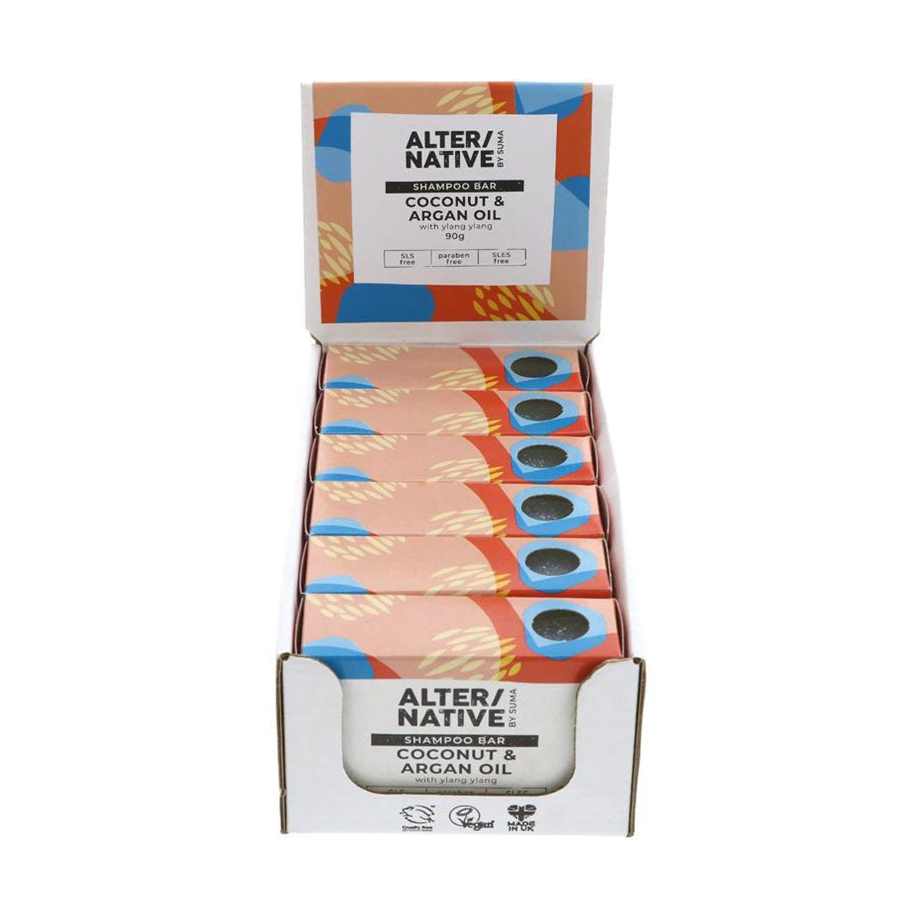 Coconut & Argan Oil Glycerine Shampoo Bar 90g - Alter/Native - Shampoo - Eco Natural Products