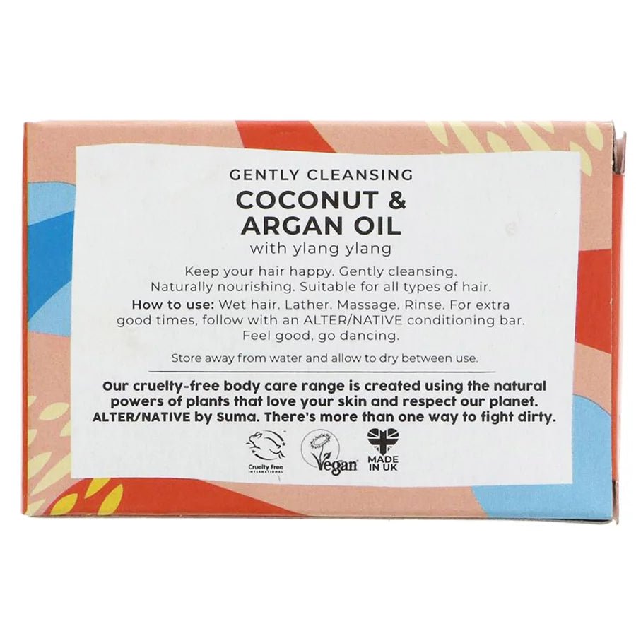 Coconut & Argan Oil Glycerine Shampoo Bar 90g - Eco Natural Products - Alter/Native - Shampoo