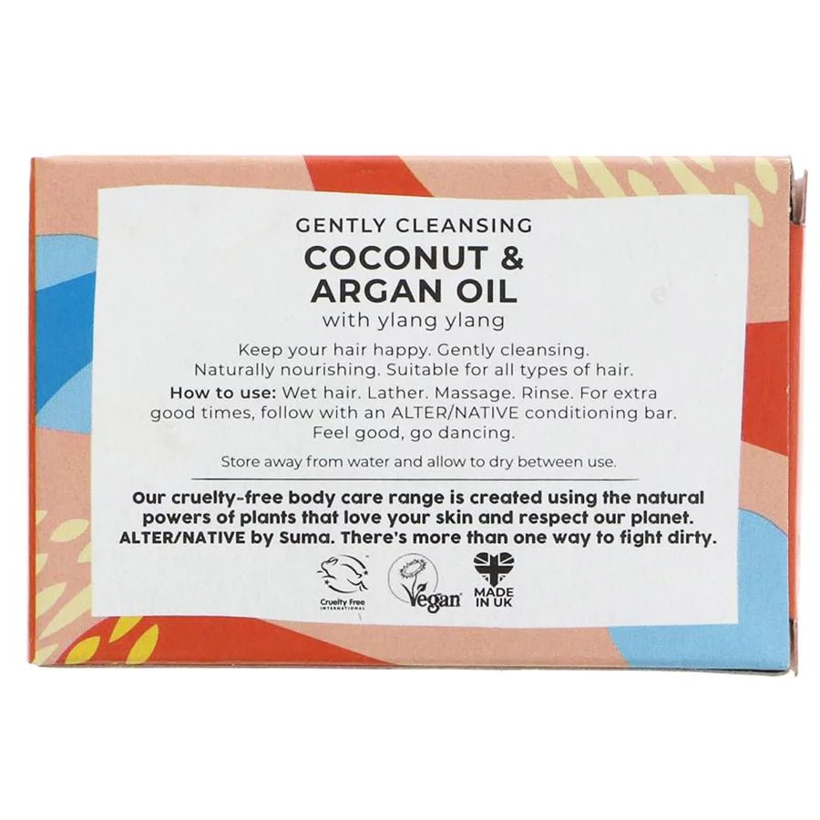 Coconut & Argan Oil Glycerine Shampoo Bar 90g - Alter/Native - Shampoo - Eco Natural Products