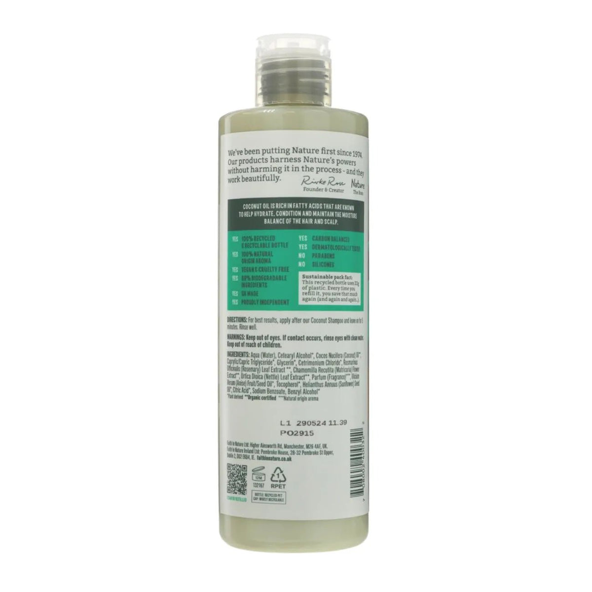 Coconut Conditioner 400ml - Faith in Nature - Conditioner - Faith in Nature