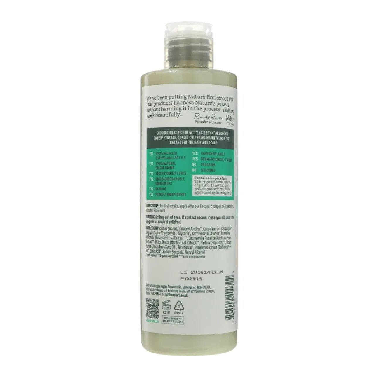 Coconut Conditioner 400ml - Faith in Nature - Conditioner - Faith in Nature