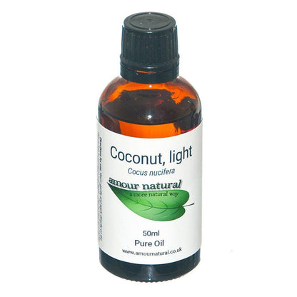 Coconut (Fractionated) Pure Oil 50ml - Amour Natural - Essential Oil - Eco Natural Products