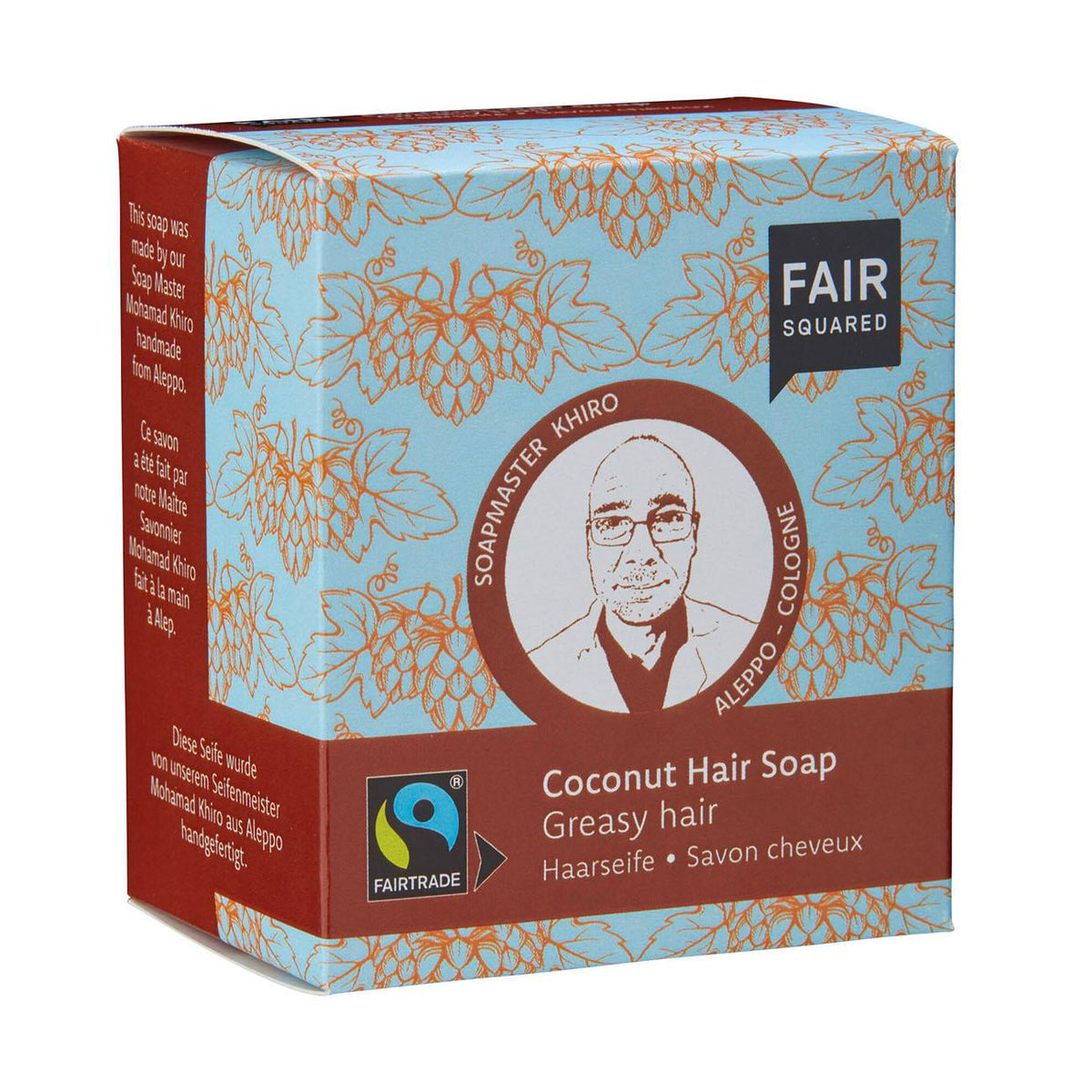 Coconut Greasy Hair Soap 2x80g - Fair Squared - Shampoo - Eco Natural Products