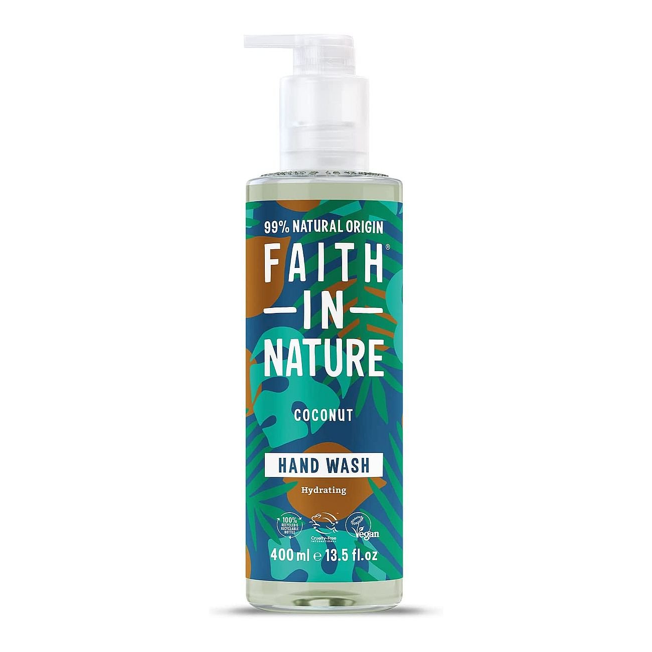 Coconut Hand Wash 400ml - Faith in Nature - Hand Wash - Eco Natural Products