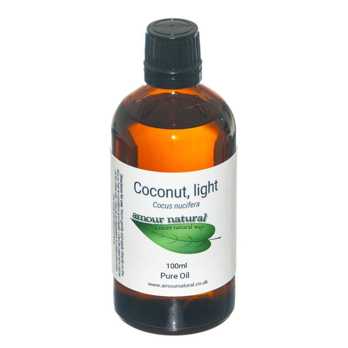 Coconut Pure Oil 100ml - Amour Natural - Deep Conditioning - Eco Natural Products