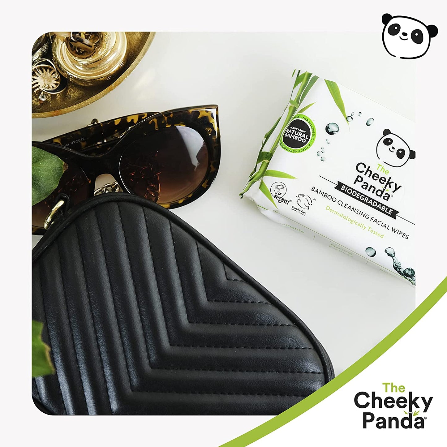 Coconut Scented Bamboo Facial Cleansing Wipes 25wipes - Cheeky Panda - Makeup Removers - Eco Natural Products