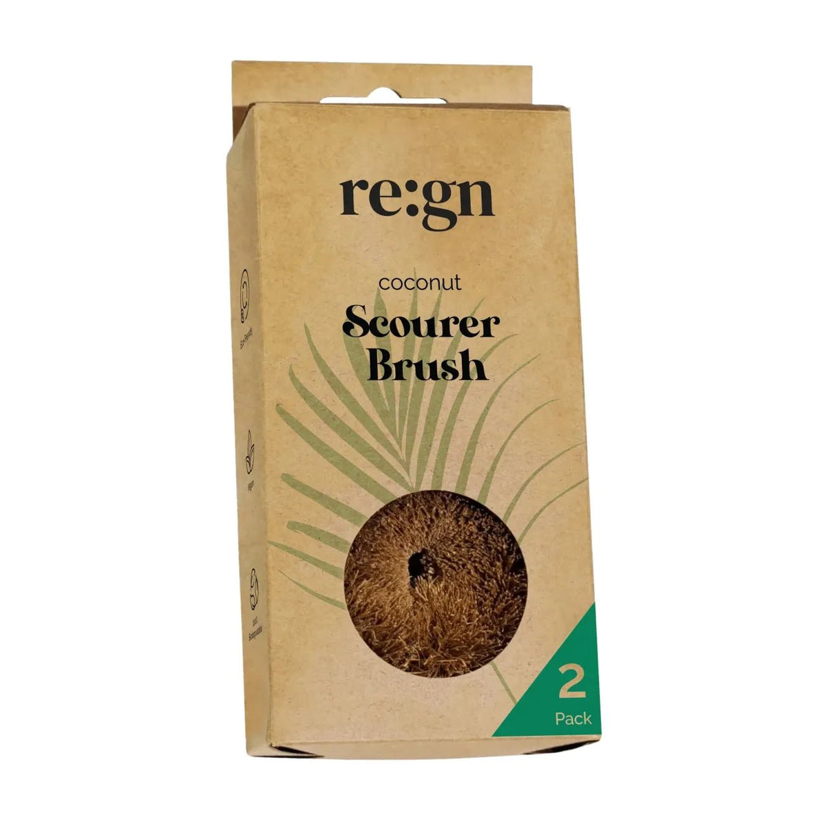 Coconut Scourer Brush 2 Pack - Re:gn - Scrub Brushes - Re:gn
