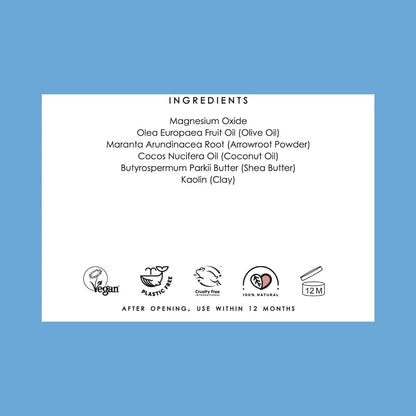 Coconut + Shea Unscented Gentle Deodorant Cream 55g - The Natural Deodorant Co - Deodorants - The Natural Deodorant Co