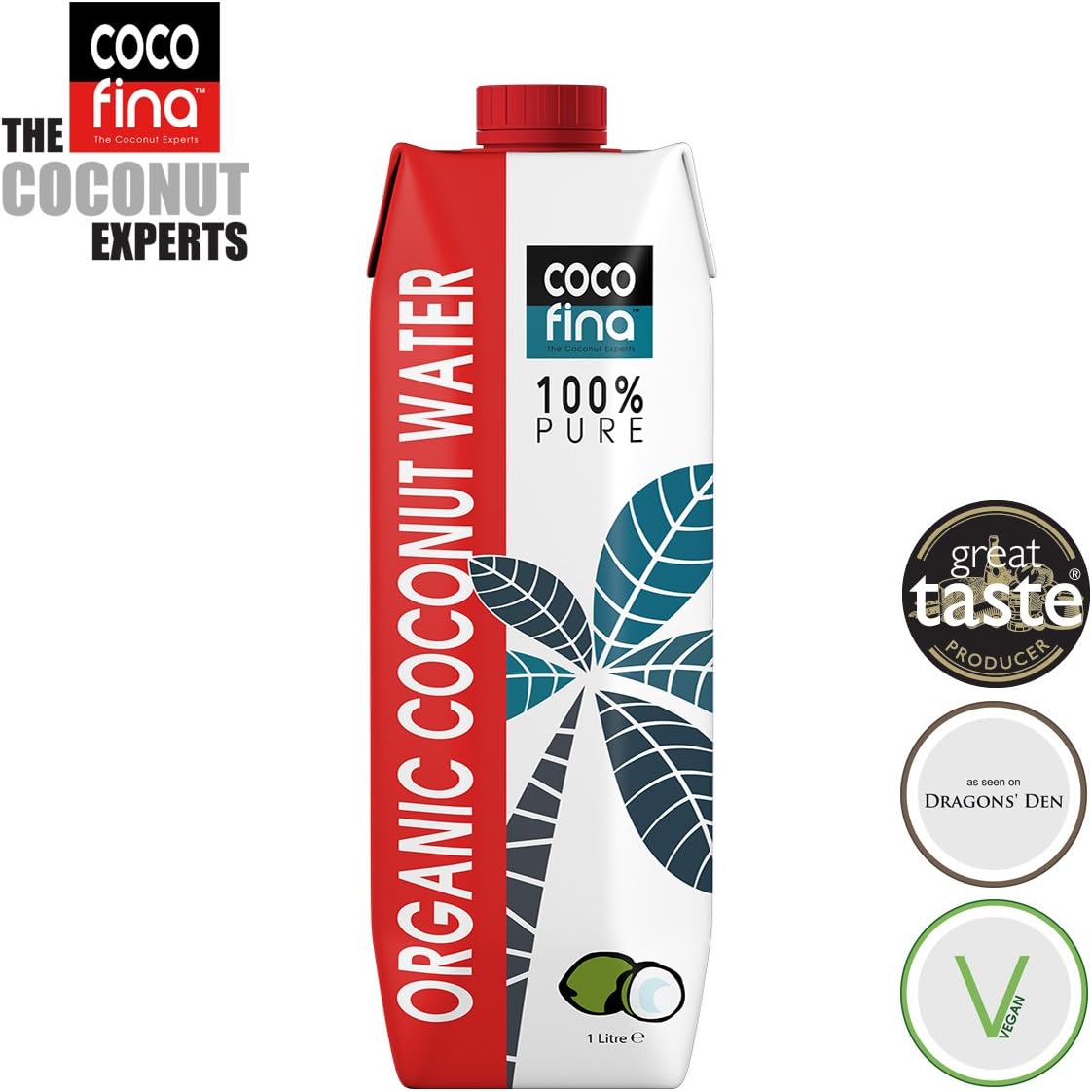 Coconut Water 1000ml - Cocofina - Nutrition Drinks & Shakes - Eco Natural Products