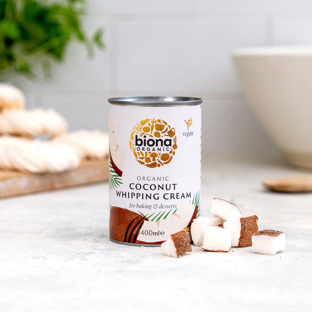 Coconut Whipping Cream 400ml - Biona - Coconut Cream - Eco Natural Products