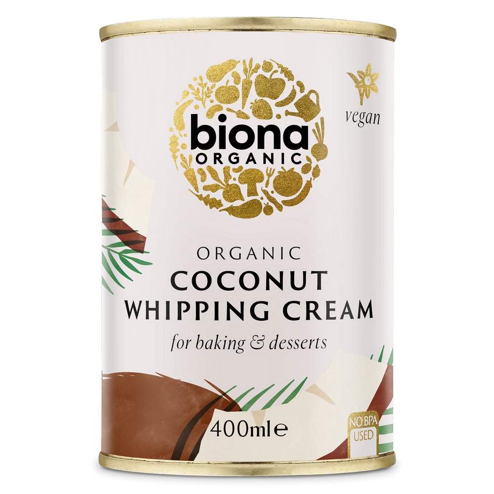 Coconut Whipping Cream 400ml - Biona - Coconut Cream - Eco Natural Products