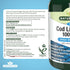 Cod Liver Oil 1000mg 90 Softgels - Eco Natural Products - Natures Aid - Vitamins & Supplements