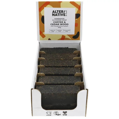 Coffee & Cedar Glycerine Soap 180g - Alter/Native - Glycerine Soap - Eco Natural Products