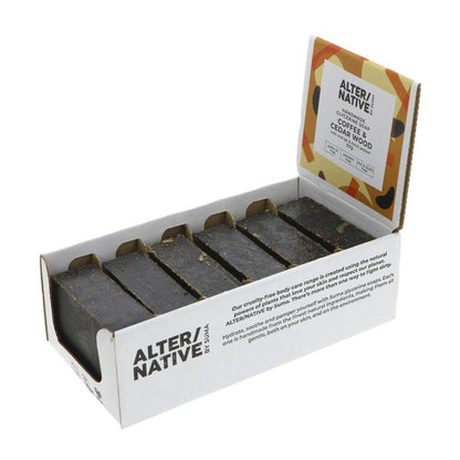 Coffee & Cedar Glycerine Soap 90g (1 bar) - Alter/Native - Glycerine Soap - Eco Natural Products