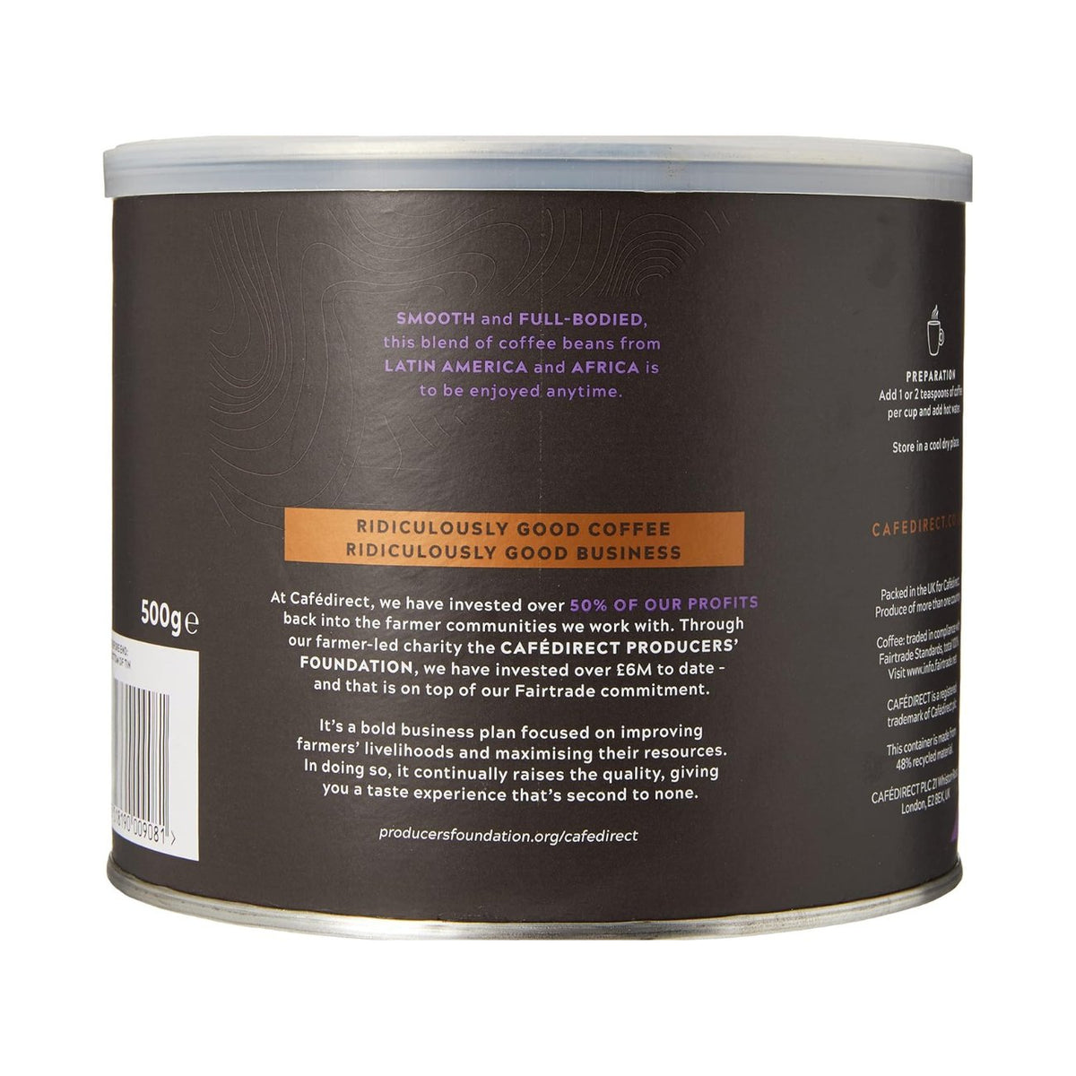 Coffee Classic Instant 500g - Cafedirect - Instant Coffee - Eco Natural Products