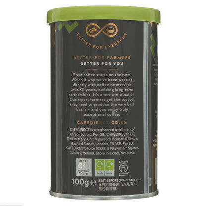 Coffee Machu Picchu FT Instant Freeze Dried 100g - Cafedirect - Instant Coffee - Eco Natural Products