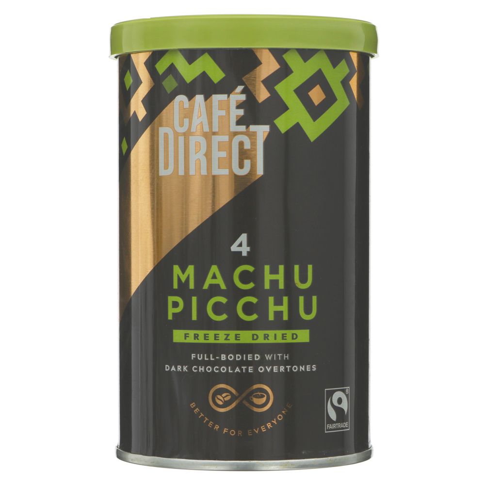 Coffee Machu Picchu FT Instant Freeze Dried 100g - Eco Natural Products - Cafedirect - Instant Coffee