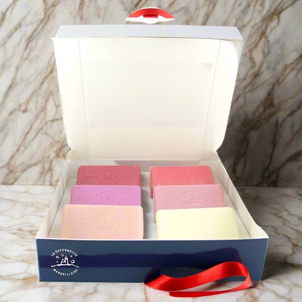 Savon de Marseille - Coffret (Gift Box) For 6 X 125G - Wedged lifestyle