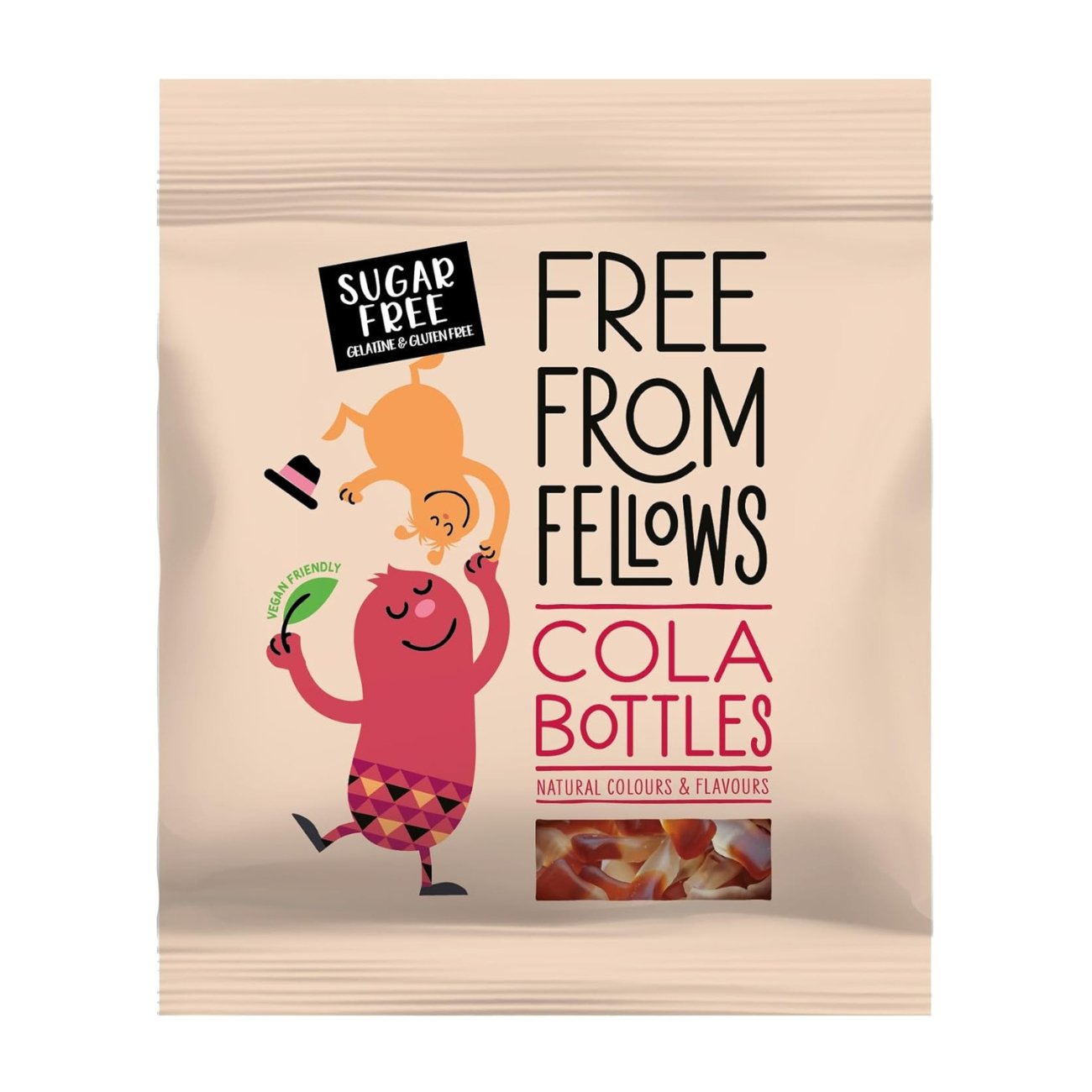 Cola Bottles Sweets 100g - Eco Natural Products - Free from fellows - Sweets