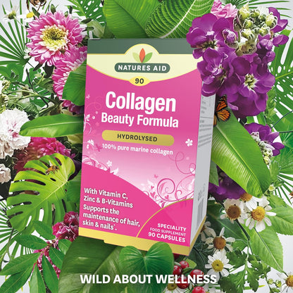 Collagen Beauty Formula 90 Capsules - Natures Aid - Vitamins & Supplements - Eco Natural Products