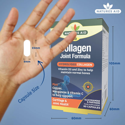 Collagen Joint Formula 60 Capsules - Natures Aid - Vitamins & Supplements - Eco Natural Products
