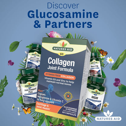 Collagen Joint Formula 60 Capsules - Natures Aid - Vitamins & Supplements - Eco Natural Products