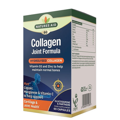 Collagen Joint Formula 60 Capsules - Natures Aid - Vitamins & Supplements - Eco Natural Products