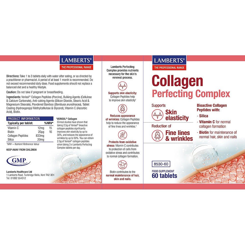 Collagen Perfecting Complex 60 Tabs [BLACK FRIDAY] - Eco Natural Products - Lamberts - Food Supplement