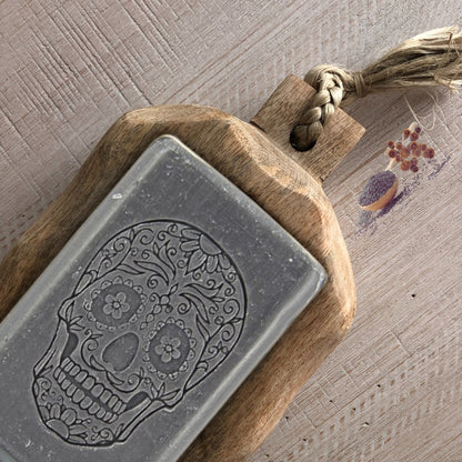 Collector Soap Tete de Mort (Pavot) Skull 125g - FouFour - Savon de Marseille - Bar Soap - Eco Natural Products