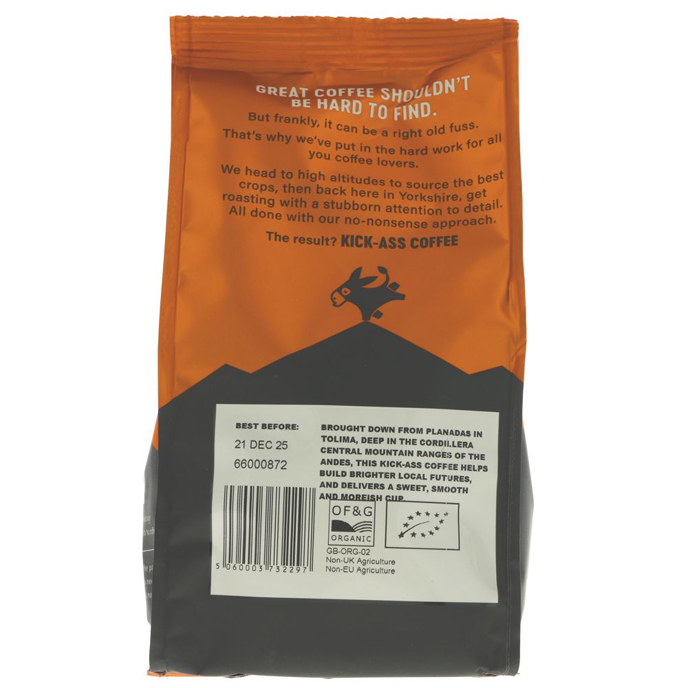 Colombia Organic Ground Coffee 200g - Grumpy Mule Coffee - Coffee - Eco Natural Products