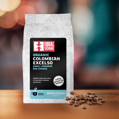 Colombian Excelso Coffee Beans 227g - Equal Exchange - Coffee - Eco Natural Products