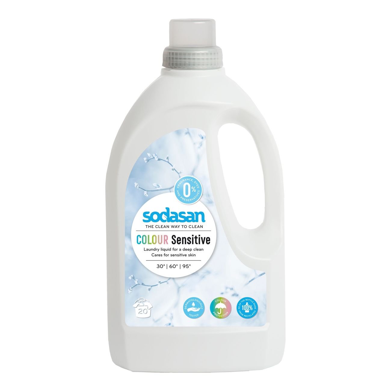 Colour Sensitive Laundry Liquid 1.5L - Eco Natural Products - Sodasan - Washing