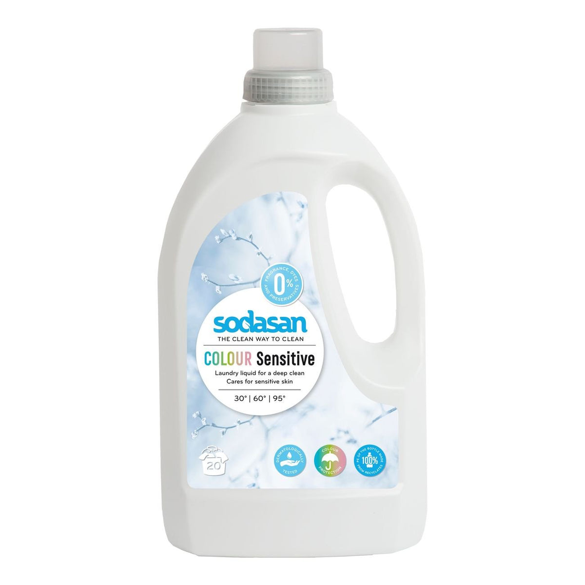 Colour Sensitive Laundry Liquid 1.5L - Sodasan - Washing - Eco Natural Products