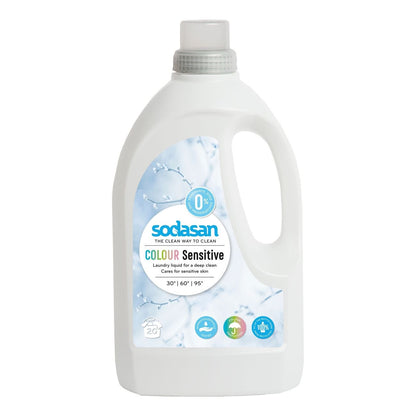 Colour Sensitive Laundry Liquid 1.5L - Sodasan - Washing - Eco Natural Products