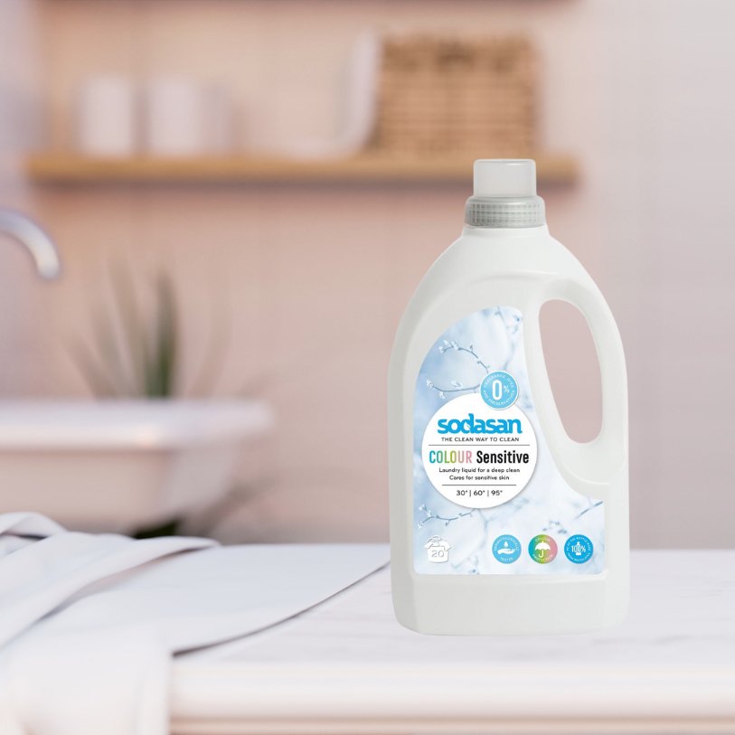Colour Sensitive Laundry Liquid 1.5L - Sodasan - Washing - Eco Natural Products