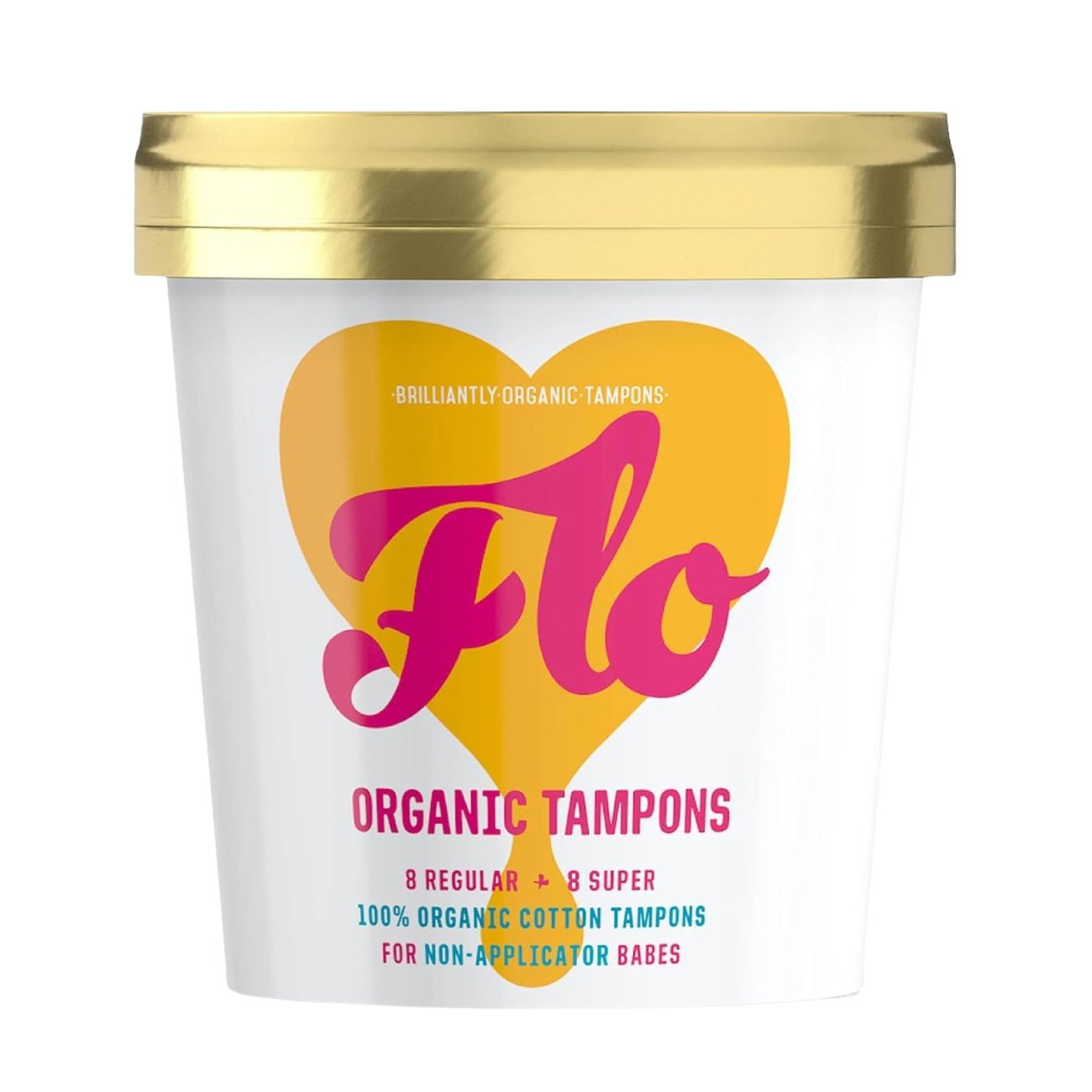 Combo Pack Tampons Non - Applicator - Here We Flo - Feminine Sanitary Supplies - Eco Natural Products