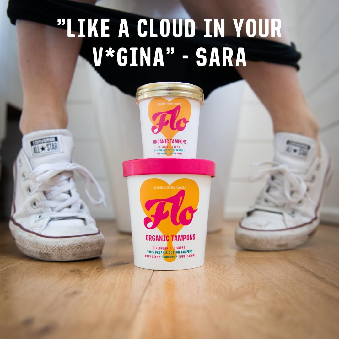 Combo Pack Tampons Non - Applicator - Here We Flo - Feminine Sanitary Supplies - Eco Natural Products