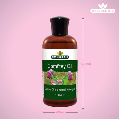 Comfrey Oil 150ml - Natures Aid - Massage Oil - Eco Natural Products