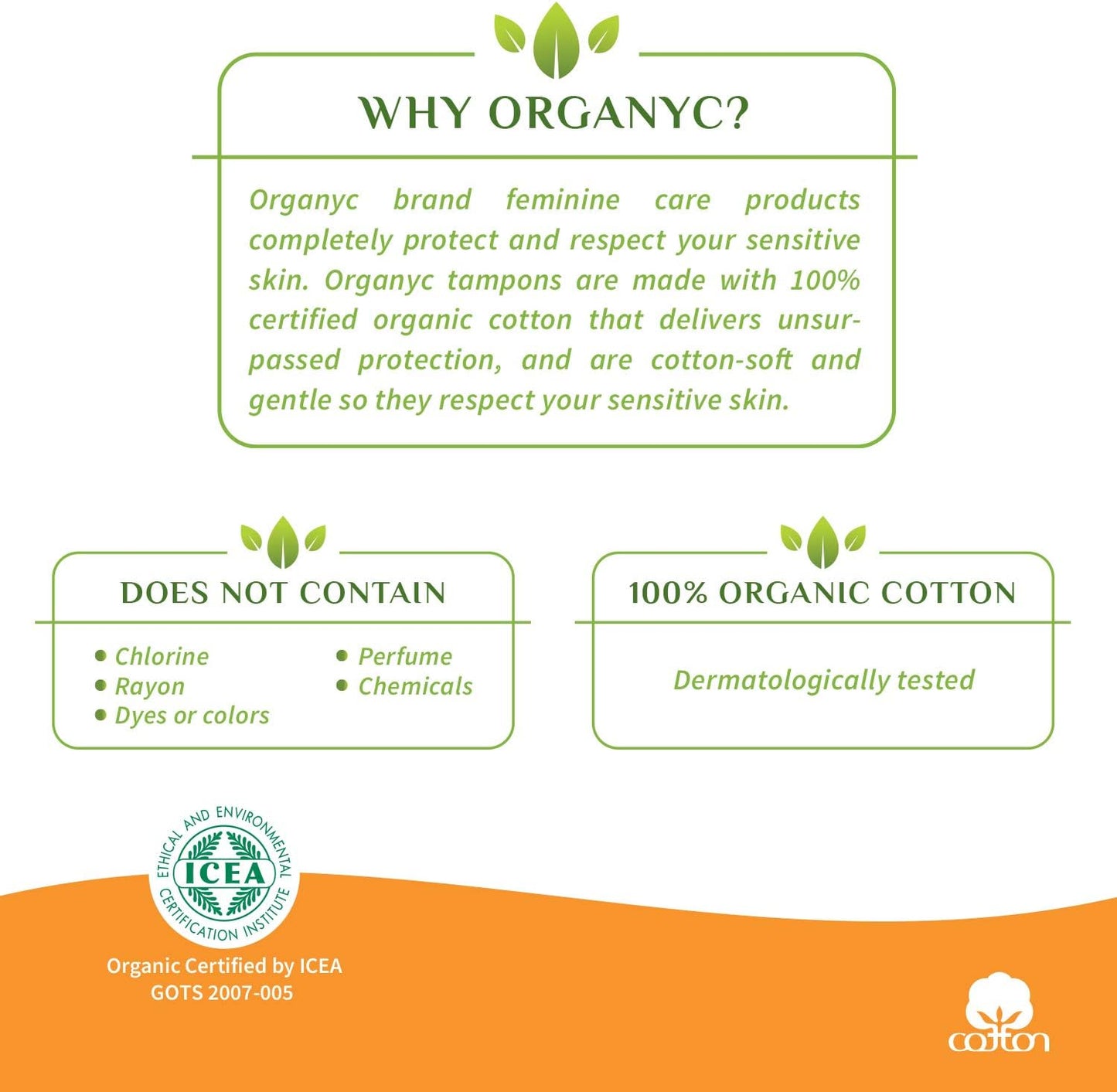 Compact Tampons with Applicator Cotton Super Plus 16 per pack - Organyc - Tampons - Eco Natural Products